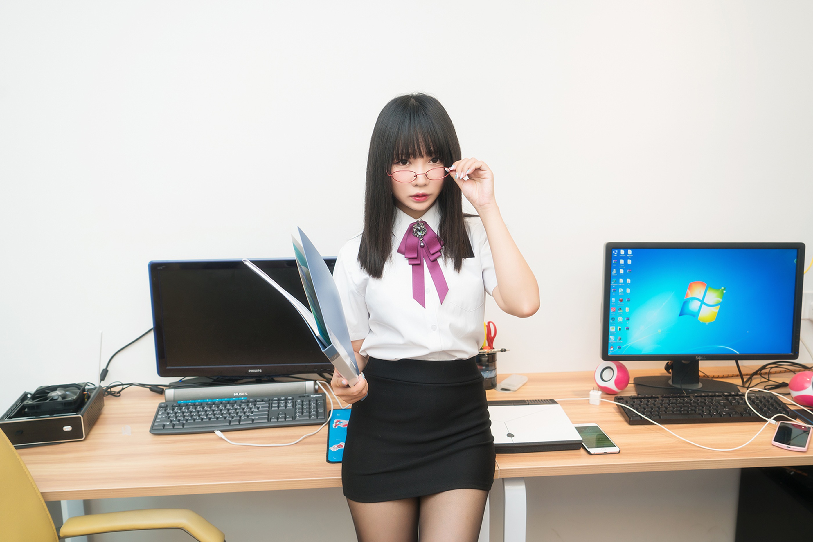 图片[1]-铭铭 Kizami – NO.009 前辈S大课堂 [47P]-XikXak